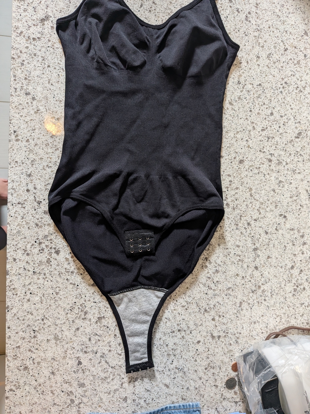 Seamless Shapewear Bodysuit in Black and Nude - Picture 3 of 8